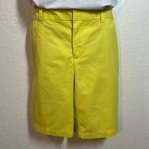 Tommy Hilfiger Women’s Bright Yellow Flat Front Shorts